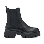 Zwarte Gesloten Booties Tamaris , Black , Dames