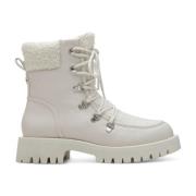 Witte Gesloten Booties Tamaris , White , Dames