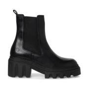 Zwarte Gesloten Booties Tamaris , Black , Dames