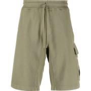 Olijfgroene Cargo Bermuda Shorts C.p. Company , Green , Heren