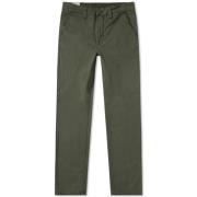 Slim Fit Katoen Twill Chino's Nudie Jeans , Green , Heren