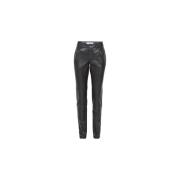 Leren broek Gestuz , Black , Dames