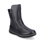 Zwarte Gesloten Booties Rieker , Black , Dames