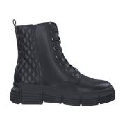 Zwarte Gesloten Booties - Dames Enkellaarzen s.Oliver , Black , Dames