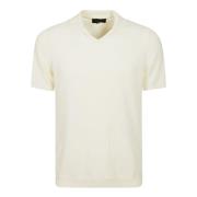 Polo Shirt Roberto Collina , Beige , Heren