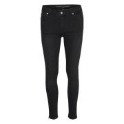 De Celina Slim -jeans My Essential Wardrobe , Black , Dames