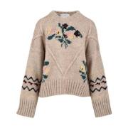 Stijlvolle Coquille Sweater Beatrice .b , Brown , Dames