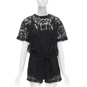 Pre-owned Lace tops Valentino Vintage , Black , Dames