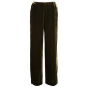 Militaire Stijl Broek Aspesi , Green , Dames