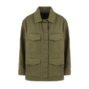 Militaire jassen voor vrouwen Solotre , Green , Dames