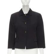 Pre-owned Cotton outerwear Valentino Vintage , Black , Dames