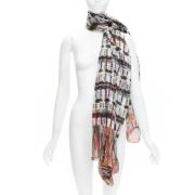 Pre-owned Cotton scarves Chanel Vintage , Multicolor , Dames