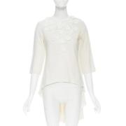 Pre-owned Fabric tops Oscar De La Renta Pre-owned , Beige , Dames