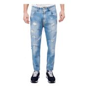 Slim-fit Jeans Alessandro Dell'Acqua , Blue , Heren