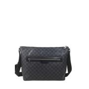 Pre-owned Leather louis-vuitton-bags Louis Vuitton Vintage , Gray , Da...