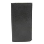 Pre-owned Leather wallets Louis Vuitton Vintage , Black , Dames