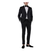 Single Breasted Suits Gabriele Pasini , Black , Heren