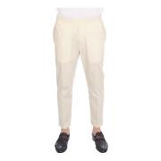 Leather Trousers Alessandro Dell'Acqua , Beige , Heren