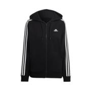 Rits Hoodie Adidas , Black , Dames