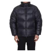 Zwarte Gewatteerde Nylon Puffer Jas Ss23 Burberry , Black , Heren