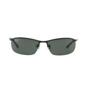 Top Bar Zonnebril Ray-Ban , Black , Heren