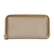 Rits Portemonnee/Kaarthouder Stella McCartney , Beige , Dames