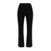 Geribbelde broek Stella McCartney , Black , Dames