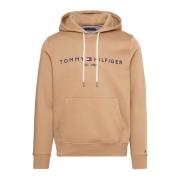 Mw0Mw11599 GW8 Heren Kameel Trui Tommy Hilfiger , Brown , Heren