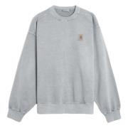 Katoenen spiegeleffect sweatshirt Carhartt Wip , Gray , Heren