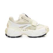 Witte Leren Slip-On Sneakers Off White , White , Heren