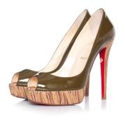 Pre-owned Schoenen Christian Louboutin Pre-owned , Green , Dames