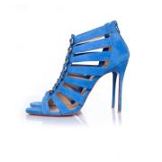 Pre-owned Sandalen Christian Louboutin Pre-owned , Blue , Dames