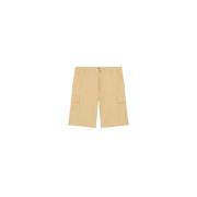 Beige Cargo Shorts met meerdere zakken Kenzo , Beige , Heren