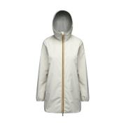 Sophie Stretch Poly Jersey Parka K-Way , Beige , Dames