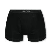 Boxershorts met logo Tom Ford , Black , Heren