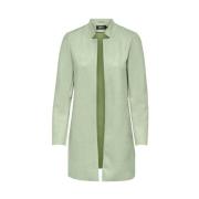 Stijlvolle Jas Only , Green , Dames