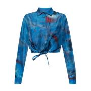 Zijden shirt Marni , Blue , Dames