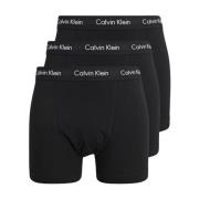 Stretch Katoenen Boxer Trio Pack Calvin Klein , Black , Heren