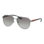 Linea Rossa Stubb SPS 54T Zonnebril Prada , Gray , Heren