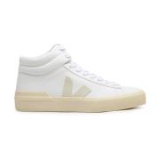 Minotaur Chromevrij Leren Sneakers Veja , White , Dames