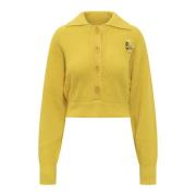 Kasjmiermix Cardigan Philosophy di Lorenzo Serafini , Yellow , Dames