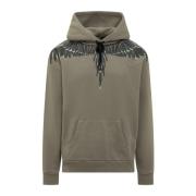 Wings Hoodie Stijlvol Comfortabel Trekkoord Ribboorden Marcelo Burlon ...