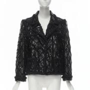 Pre-owned Fabric outerwear Chanel Vintage , Black , Dames