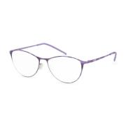 Metalen Montuur Zonnebril Made in Italia , Purple , Dames