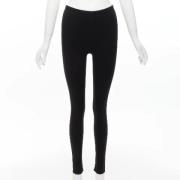 Pre-owned Wool bottoms Alaïa Pre-owned , Black , Dames