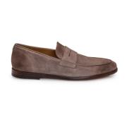 Bruine Suède Loafers voor Heren Doucal's , Brown , Heren