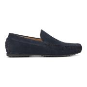 Blauwe Loafers Stefano Lauran , Blue , Heren