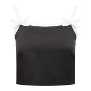 Top Stijl - Trendy en Modieus Msgm , Black , Dames