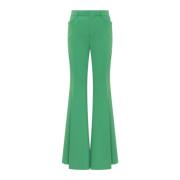 Super Flared Broek Dsquared2 , Green , Dames