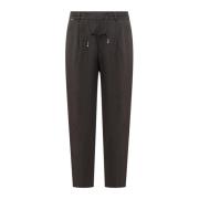 Stijlvolle Broek Hugo Boss , Black , Heren